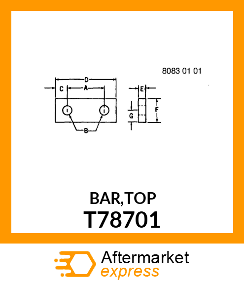 BAR,TOP T78701