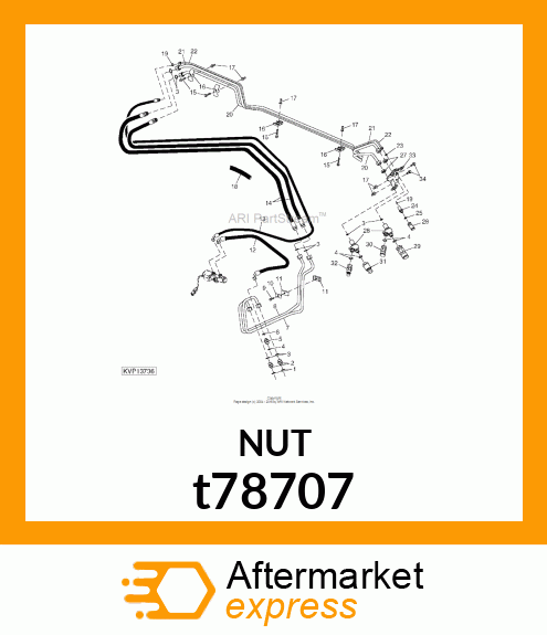 NUT,BULKHEAD t78707