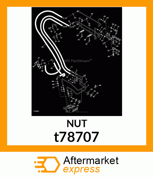 NUT,BULKHEAD t78707