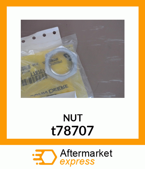 NUT,BULKHEAD t78707