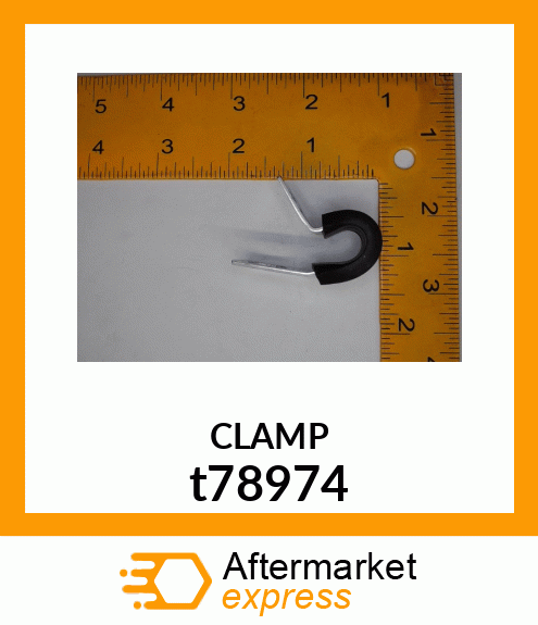 CLAMP,CUSHIONED NEOPRENE CUSHIONED t78974