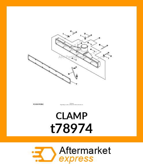 CLAMP,CUSHIONED NEOPRENE CUSHIONED t78974