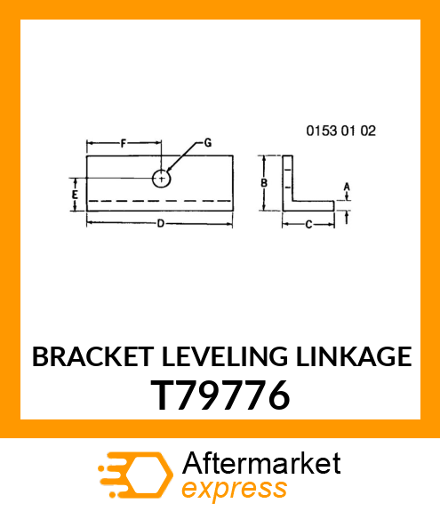 BRACKET LEVELING LINKAGE T79776