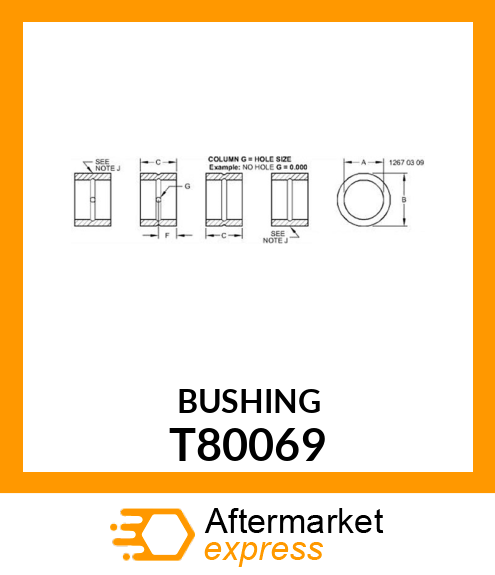 BUSHING T80069