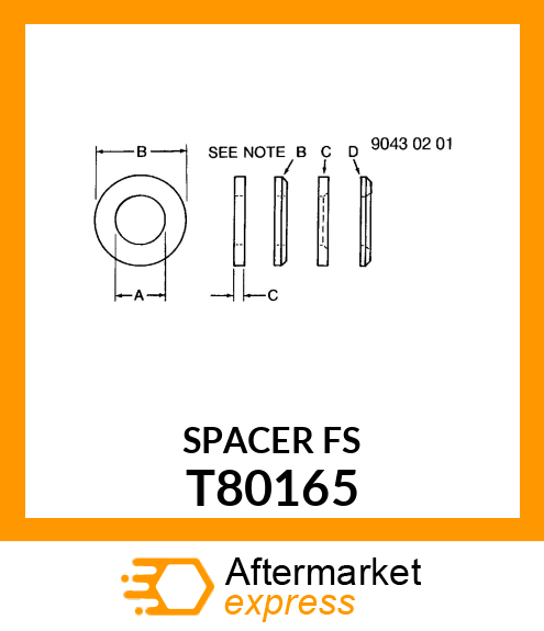 WASHER T80165