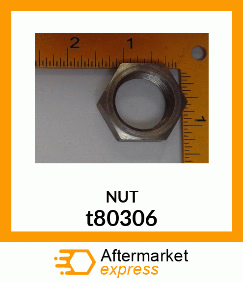 NUT, BULKHEAD t80306