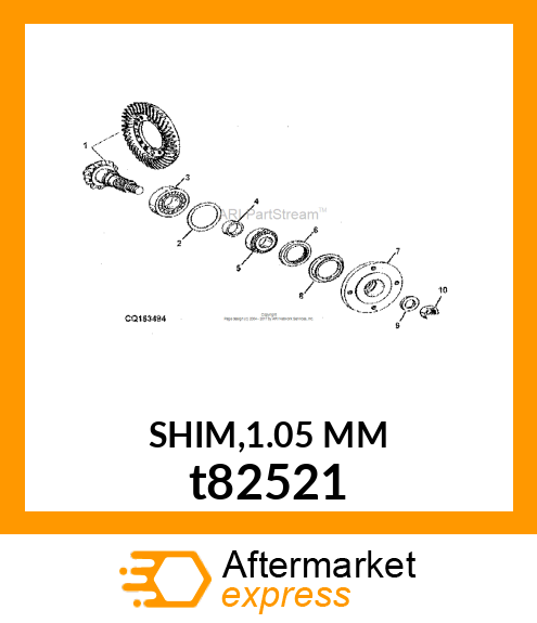 SHIM,1.05 MM t82521