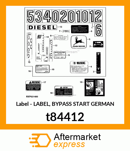 LABEL,BYPASS START,GERMAN t84412