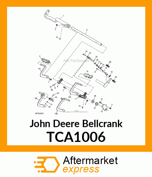 ARM, TURN BRAKE RIGHT TCA1006