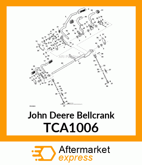 ARM, TURN BRAKE RIGHT TCA1006