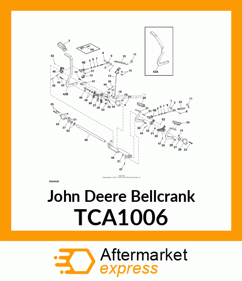 ARM, TURN BRAKE RIGHT TCA1006