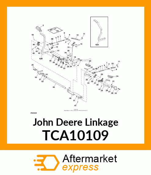 LEVER,ASSY.PARK BRAKE LOCK TCA10109