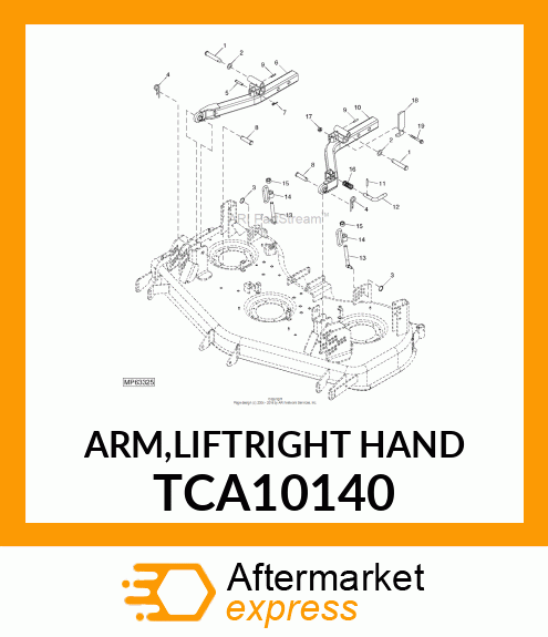 ARM,LIFT(RIGHT HAND) TCA10140