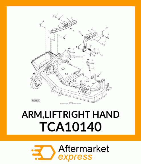 ARM,LIFT(RIGHT HAND) TCA10140