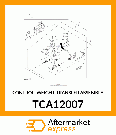 CONTROL, WEIGHT TRANSFER ASSEMBLY TCA12007