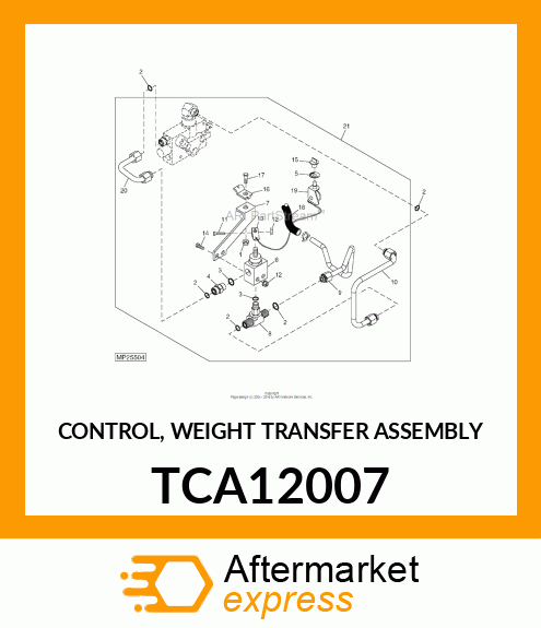 CONTROL, WEIGHT TRANSFER ASSEMBLY TCA12007