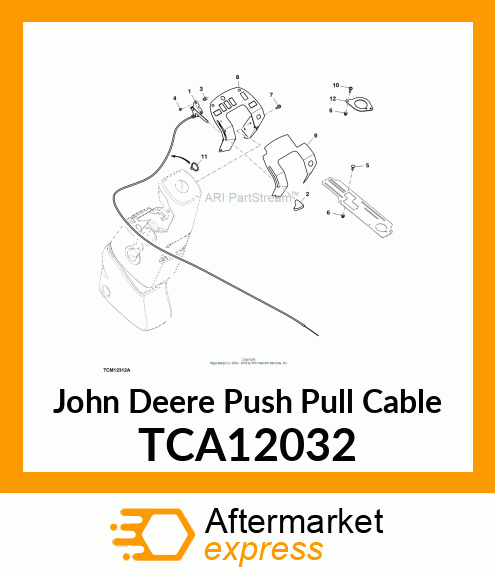 CABLE, THROTTLE ASSY TCA12032