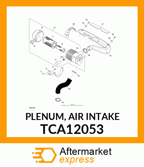 PLENUM, AIR INTAKE TCA12053