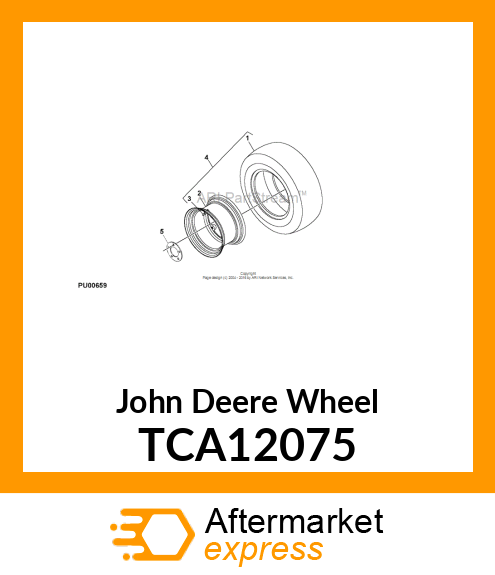 WHEEL TCA12075