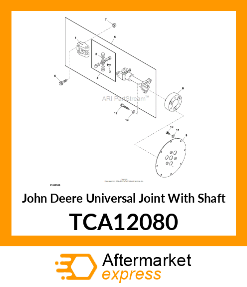 DRIVESHAFT TCA12080