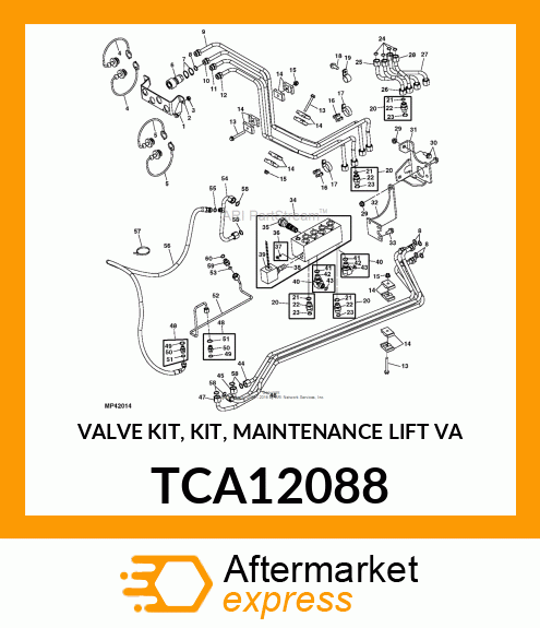 VALVE KIT, KIT, MAINTENANCE LIFT VA TCA12088