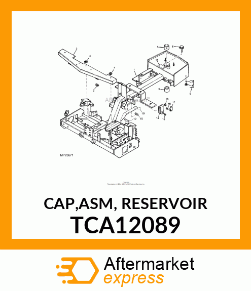 CAP,ASM, RESERVOIR TCA12089