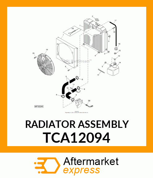 RADIATOR ASSEMBLY TCA12094