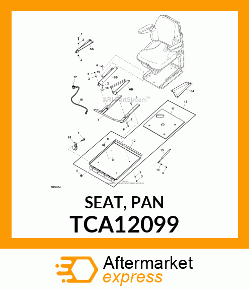 TCA12099SEAT, PAN TCA12099