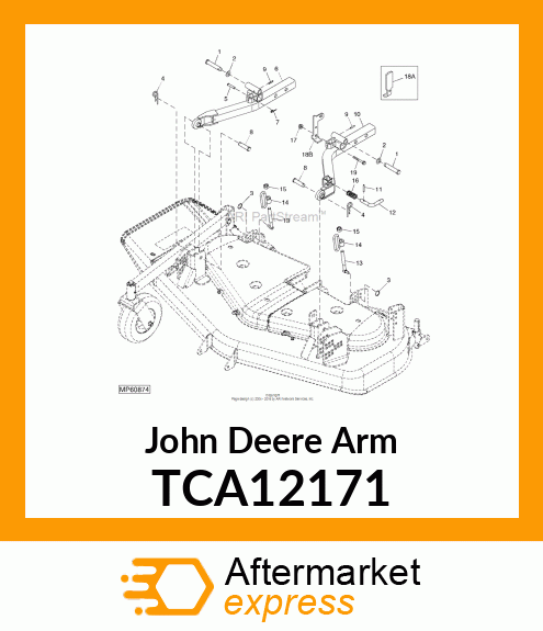 ARM, 72SD LIFT (RIGHT) TCA12171