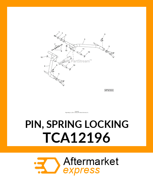 PIN, SPRING LOCKING TCA12196