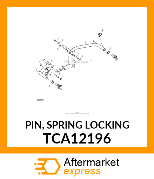 PIN, SPRING LOCKING TCA12196