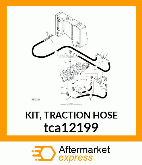 KIT, TRACTION HOSE tca12199