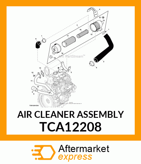 AIR CLEANER ASSEMBLY TCA12208