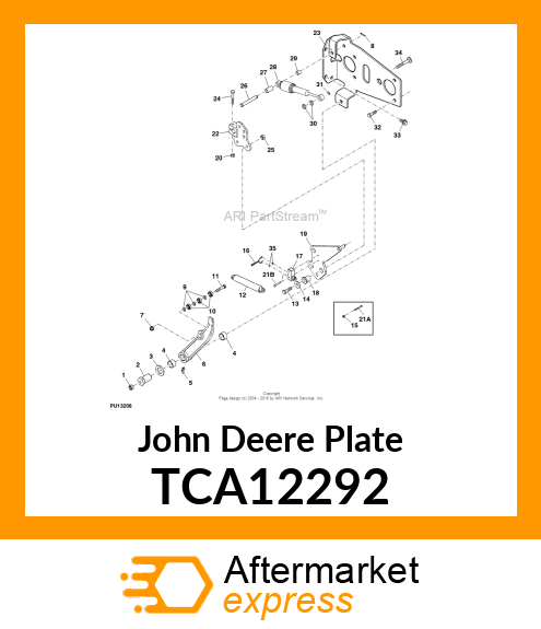 PLATE, WELDED NEUTRAL CAM W/PIN TCA12292