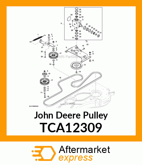 PULLEY, SHEAVE, WELDMENT (72CSD) TCA12309