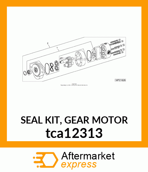 SEAL KIT, GEAR MOTOR tca12313