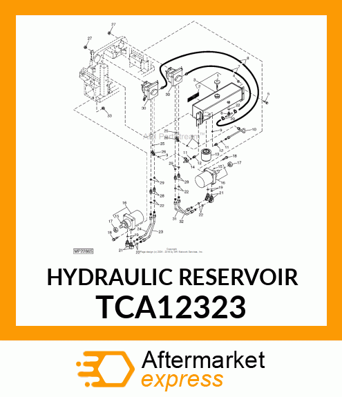 Hydraulic Reservoir TCA12323