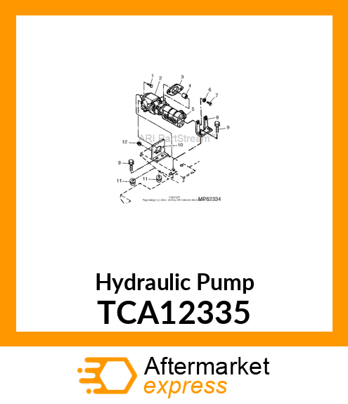 Hydraulic Pump TCA12335