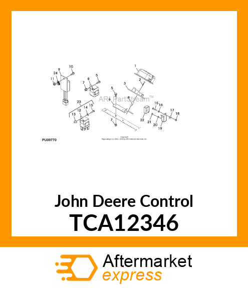 CONTROL MODULE, GLOW PLUG TCA12346