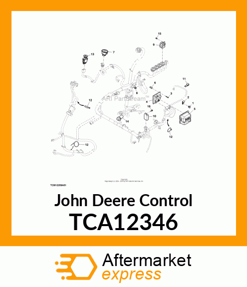 CONTROL MODULE, GLOW PLUG TCA12346