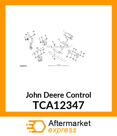 CONTROL MODULE, AIR HEATER TCA12347