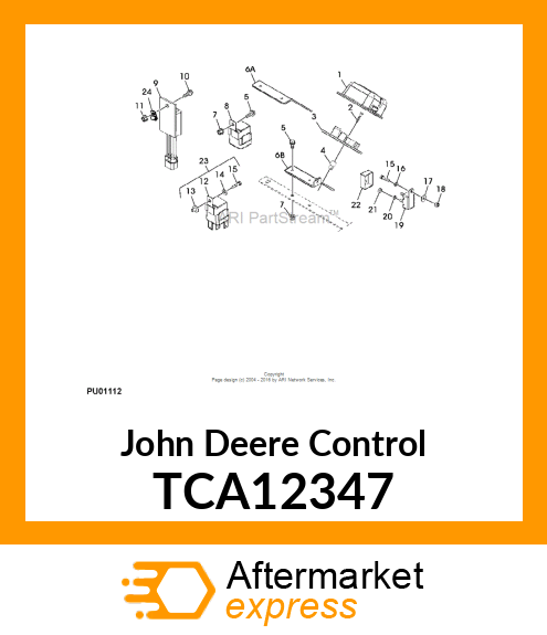 CONTROL MODULE, AIR HEATER TCA12347