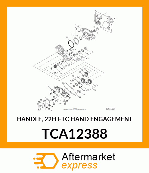 HANDLE, 22H FTC HAND ENGAGEMENT TCA12388