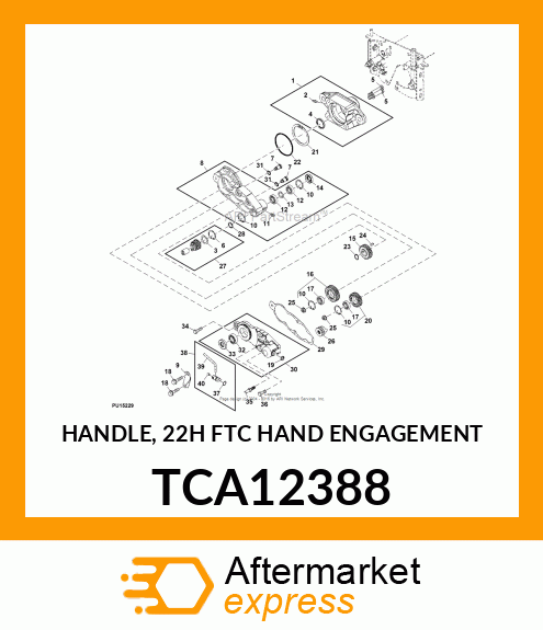 HANDLE, 22H FTC HAND ENGAGEMENT TCA12388