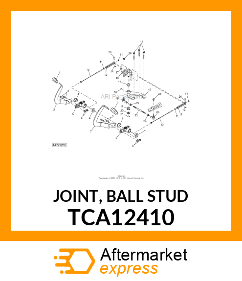 JOINT, BALL STUD TCA12410