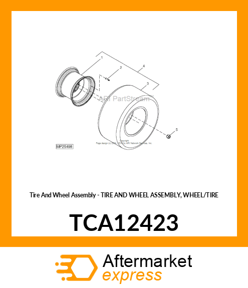 Tire And Wheel Assembly TCA12423