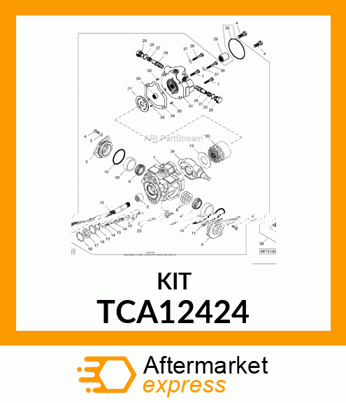 SEAL KIT, TANDEM PUMP TCA12424