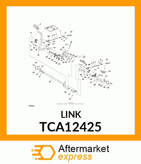 LINK, LOWER BRAKE ASSY TCA12425