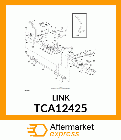 LINK, LOWER BRAKE ASSY TCA12425