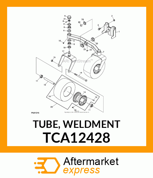 TUBE, WELDMENT TCA12428